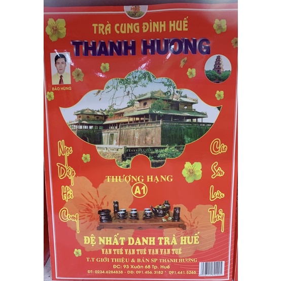 Trà cung Đình huế Thanh Hương - Thượng hạng A1 - Đệ Nhất Danh Trà Huế