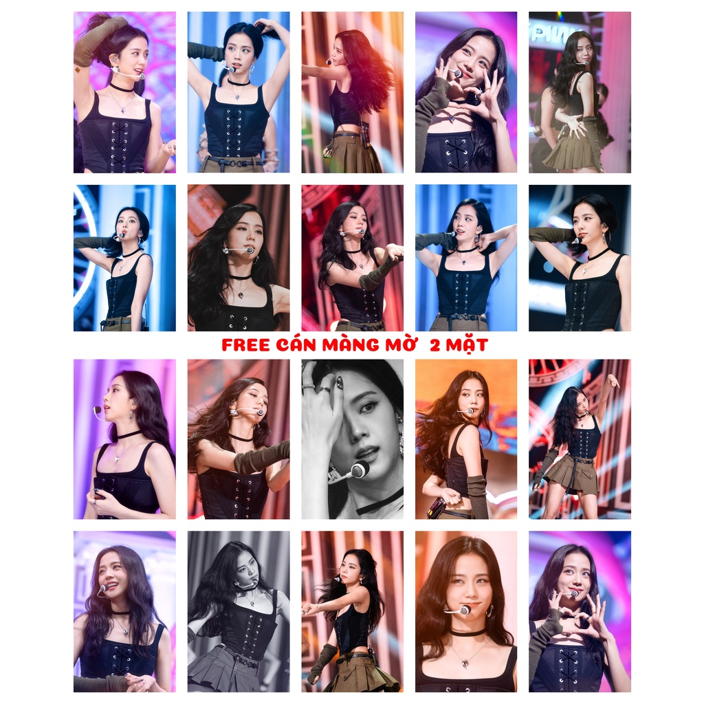 Lomo card 80 ảnh nhóm BLACKPINK -  Pink Venom Inkigayo lẻ từng thành viên