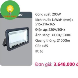 Đèn pha led 200w Duhal SDJD2001