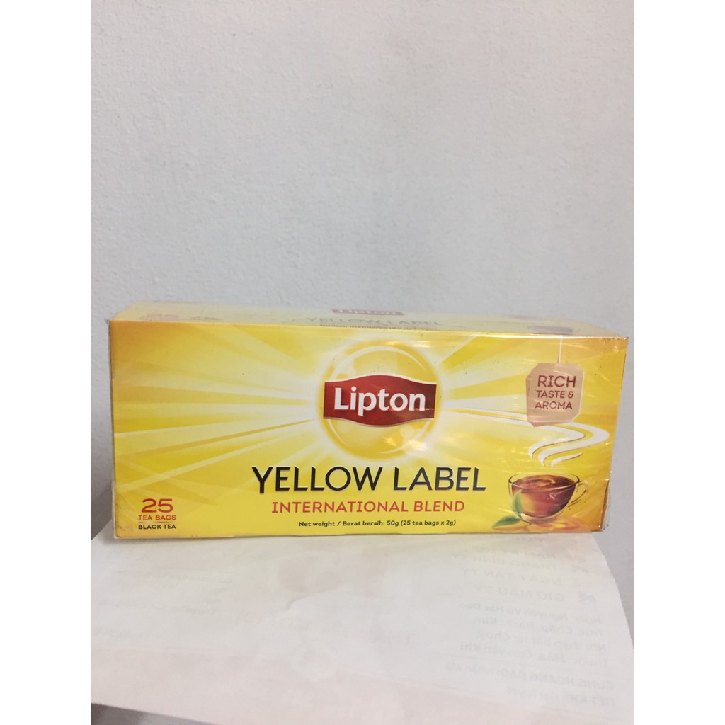 Trà Lipton túi lọc  25 gói 1 hộp