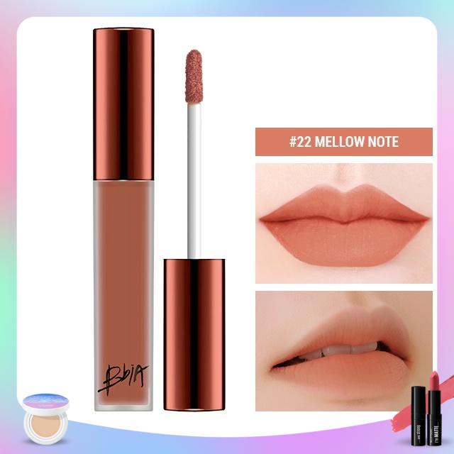 Son kem Bbia Last Velvet Lip Tint Ver 5 màu 22 - Mellow Note: Cam tây