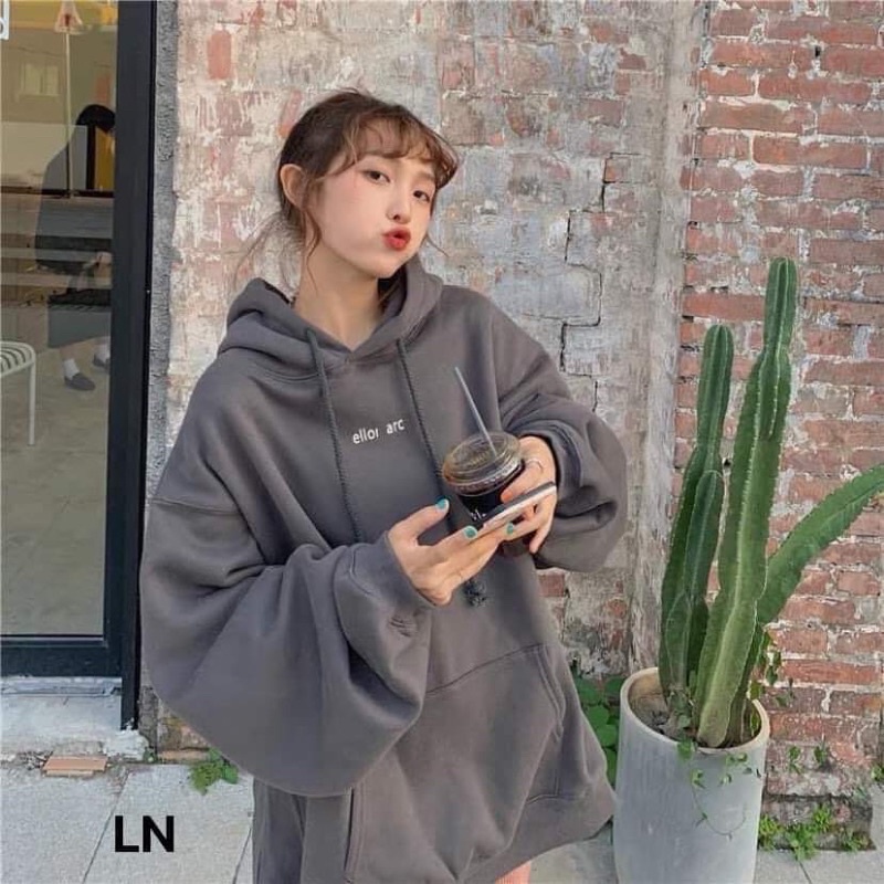 Áo hoodie Ellon mũ 2 lớp DA6