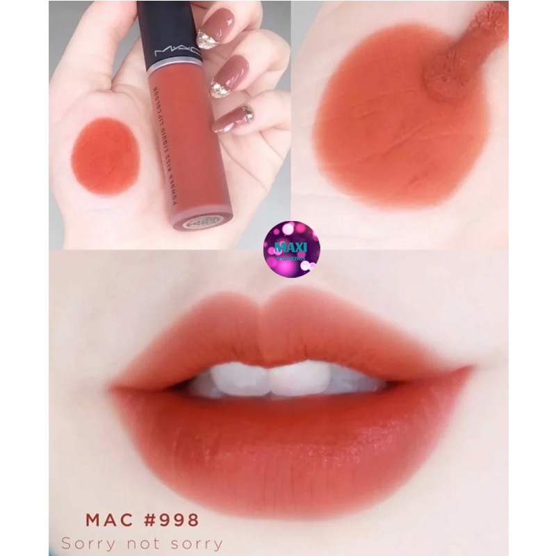 Son Kem Mac Chính Hãng, Nhiều Màu Sắc Thời Thượng 998, 991, 989, 992
