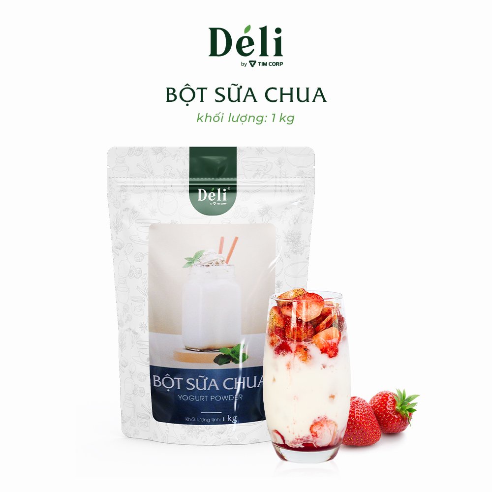 HSD: 12 tháng, giải pháp thay thể cho sữa chua truyền thống trong pha chê.