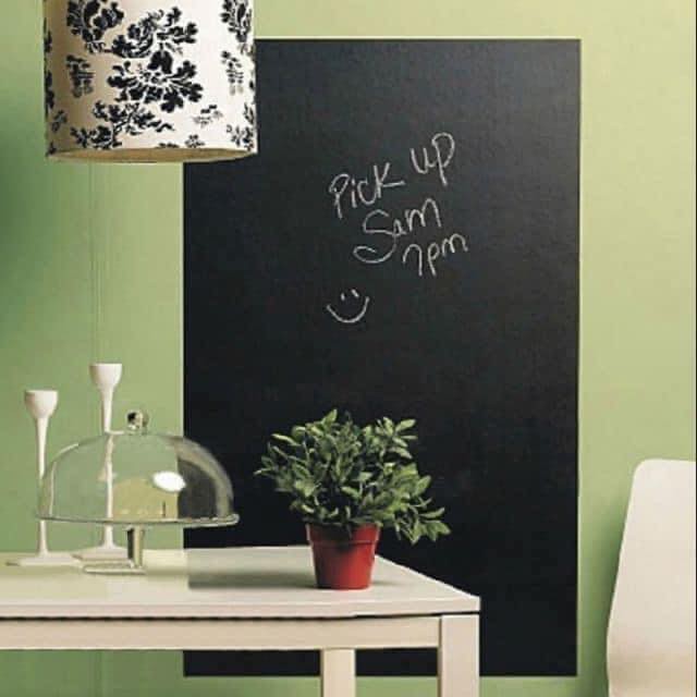 Decal Bảng Đen Viết Phấn Bảng Decal Dán Tường Thông Minh Có Màu Xanh Lá Size 45x200cm