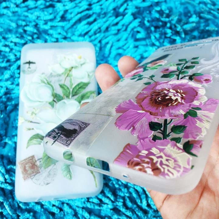 Ốp Silicon S@msung J7/J7 Prime hoa Châu Âu | BigBuy360 - bigbuy360.vn