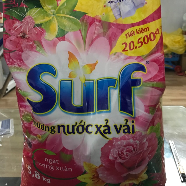 Bột giặt surf hương xuân 5,8kg