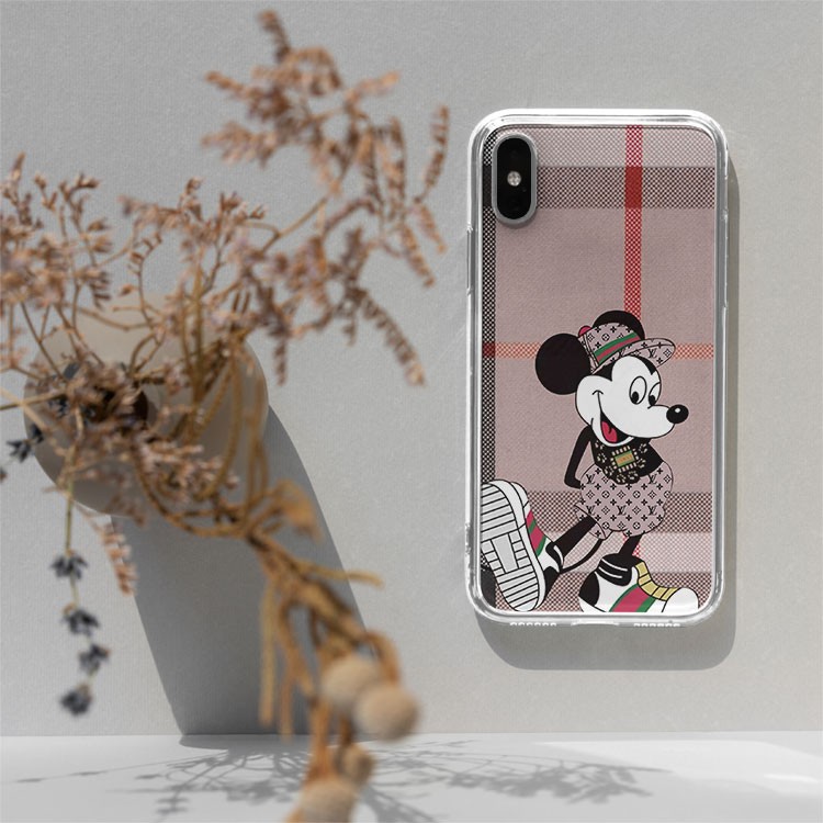 Ốp kính Silicone dẻo hình chuột Micky Cạnh Vuông riêng chỉ Iphone JC20200800059