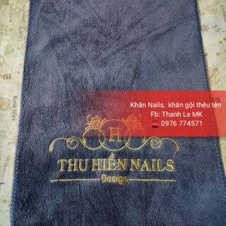 Combo Khăn Nails,  Tạp dề nails  - TH