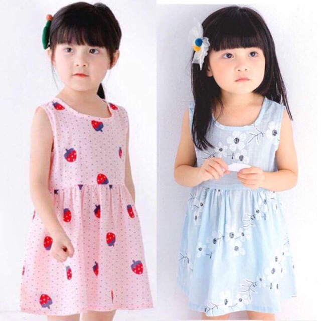 Combo 2 váy bé phong cách Hàn Quốc