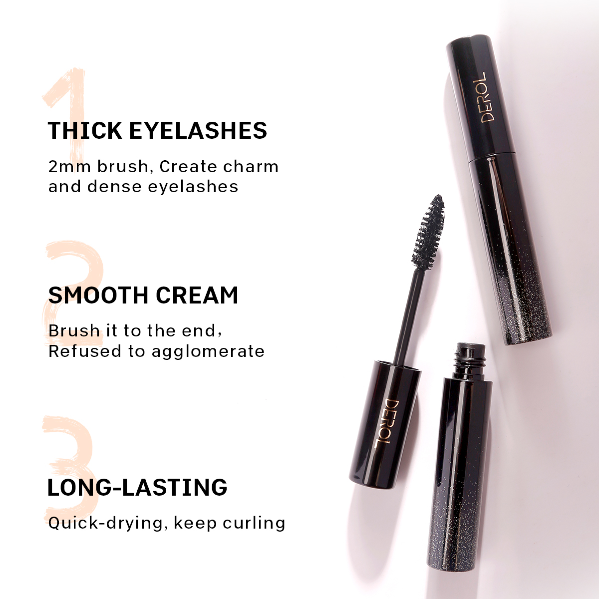 Mascara Derol 4D thiết kế lâu trôi và chống thấm nước cao cấp | BigBuy360 - bigbuy360.vn