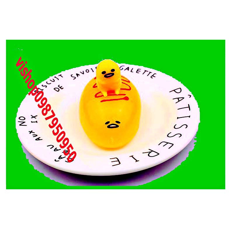 Đồ chơi Squishy Gudetama BÁNH MỲ Ú bóp vui giải tỏa căng thẳng mô phỏng giống thật mềm mịn