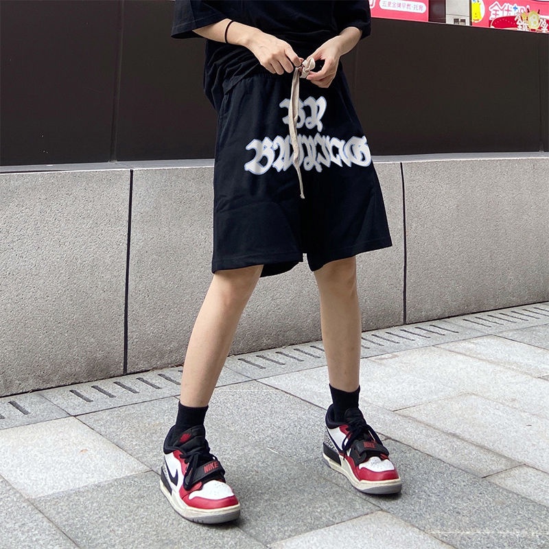 Quần Short Thể Thao In Chữ Thiết Kế Mới Năng Động Thời Trang Dành Cho Mùa Hè