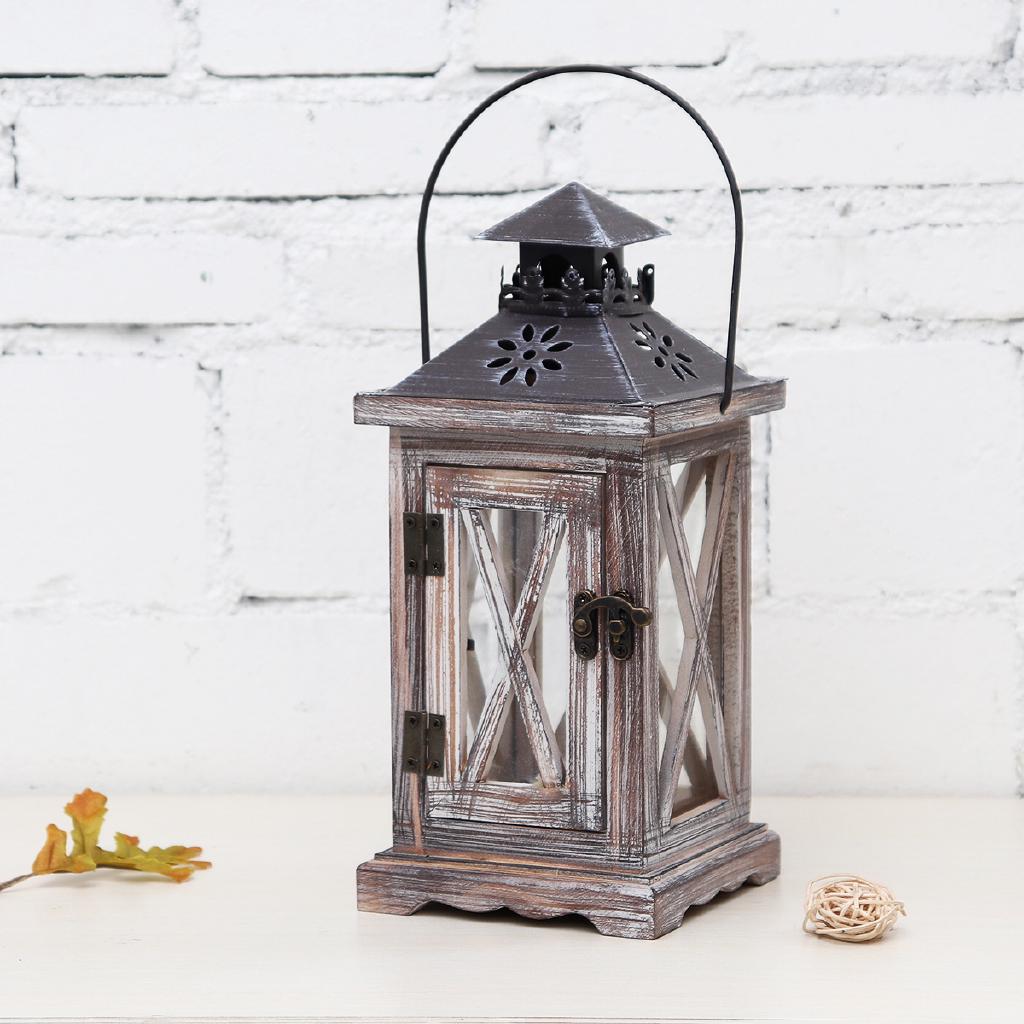 Lồng đèn Vintage bằng gỗ độc đáo trang trí nhà