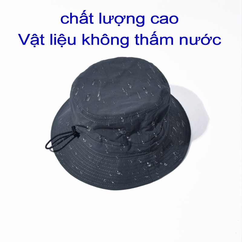 Nón Tai Bèo Dây Rút Nhanh Khô Chống Gió Mùa Hè Có Thể Gấp Gọn Cho Nam Và Nữ