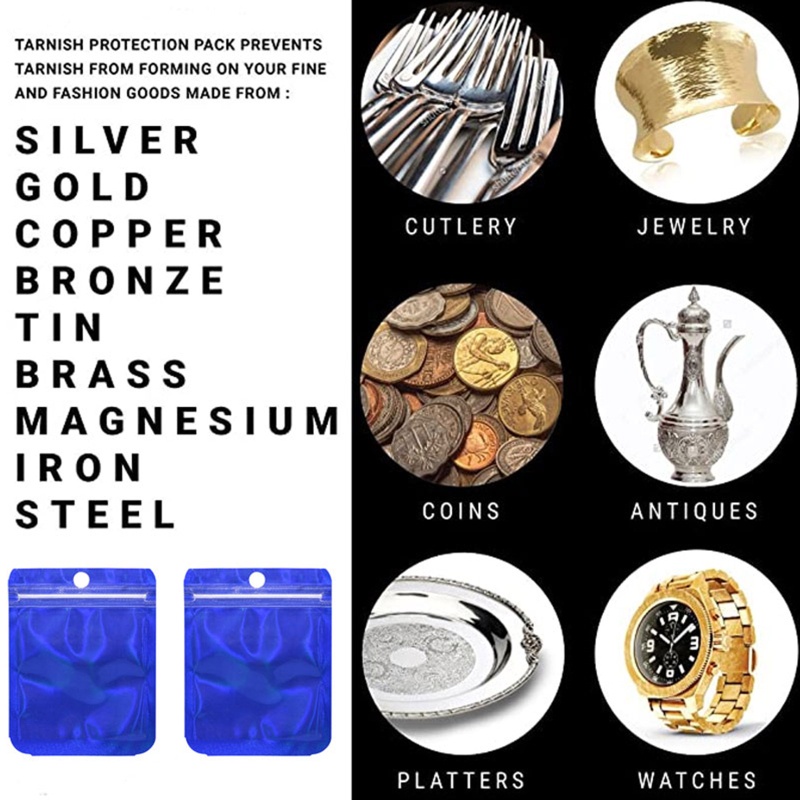 Set 100 Túi Khóa Zip Trong Suốt Chống Oxy Hóa