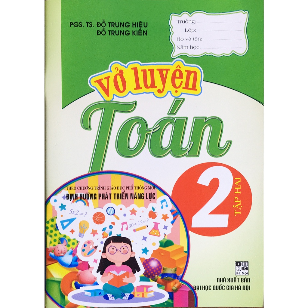 Sách - Vở luyện toán 2 tập 2