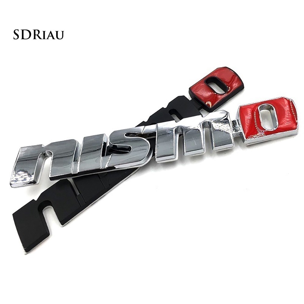 Fashion Nismo 3D Metal Reload Car Emblem Sticker DIY Vehicle Decoration Decal