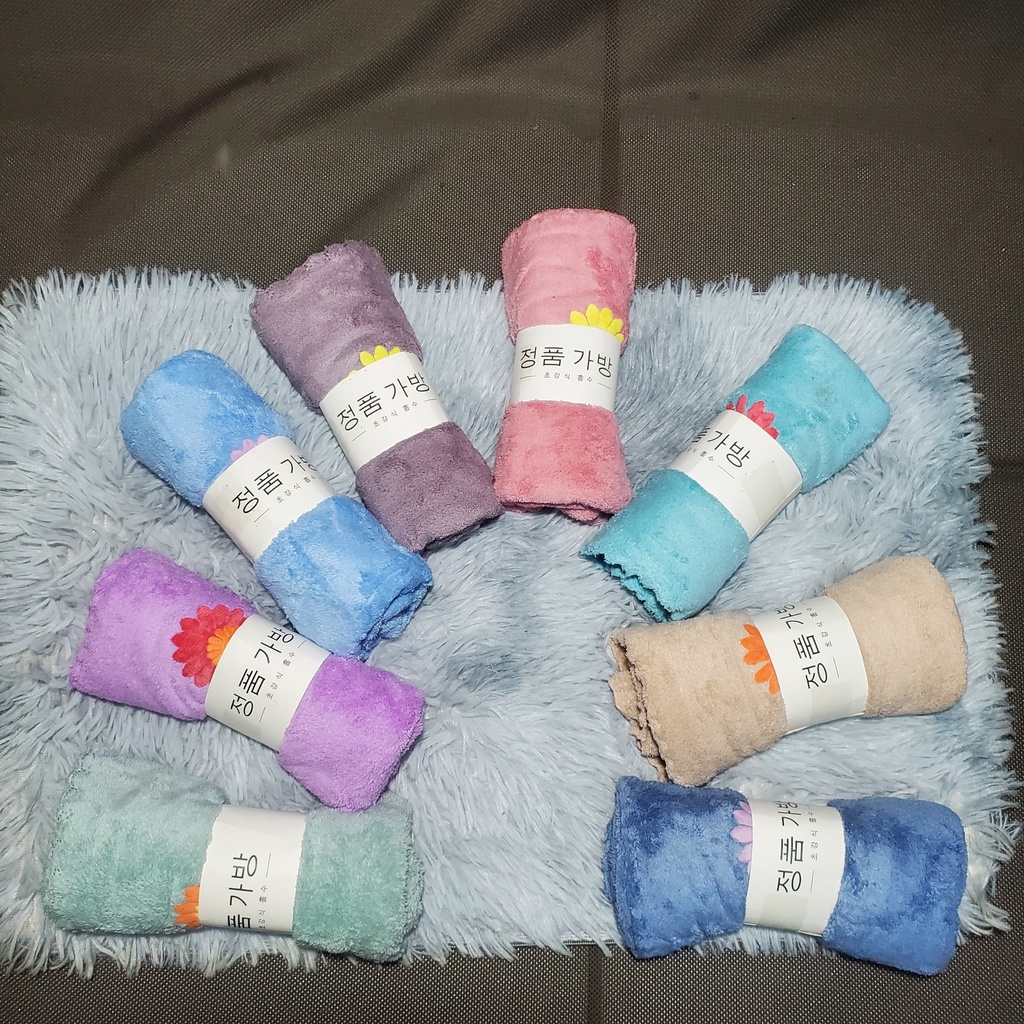 Khăn tắm lông cừu Hàn Quốc -  - Siêu mềm mịn, thấm hút tốt, kích thướt 35cm x 75cm