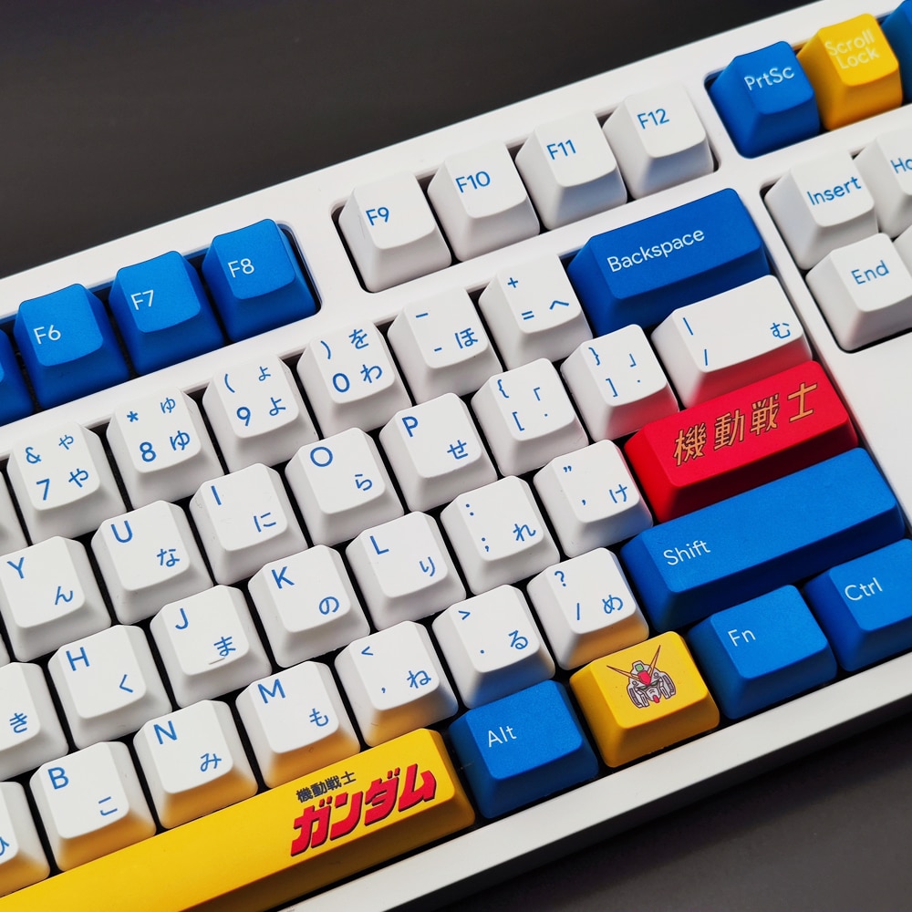 Bộ 129 Nắp Phím Màu Nhuộm In Chữ Tiếng Anh / cherry mx mekanik 61 / 64 / 68