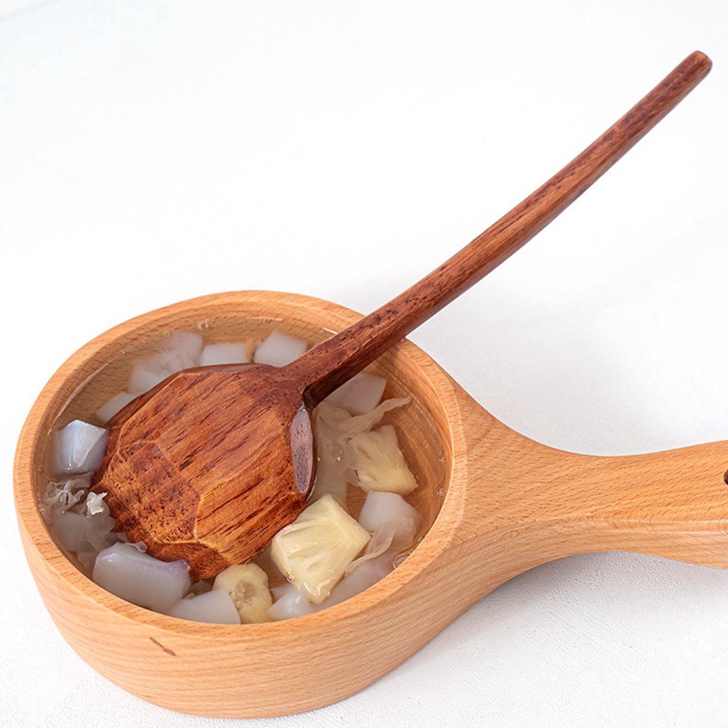 Muỗng Gỗ Múc Canh Đa Năng Phong Cách Nhật Bản