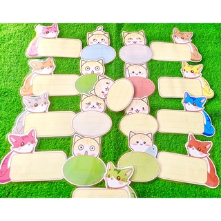 Bộ mèo mẹ và mèo con (9 thẻ mèo mẹ & 9 thẻ mèo con)