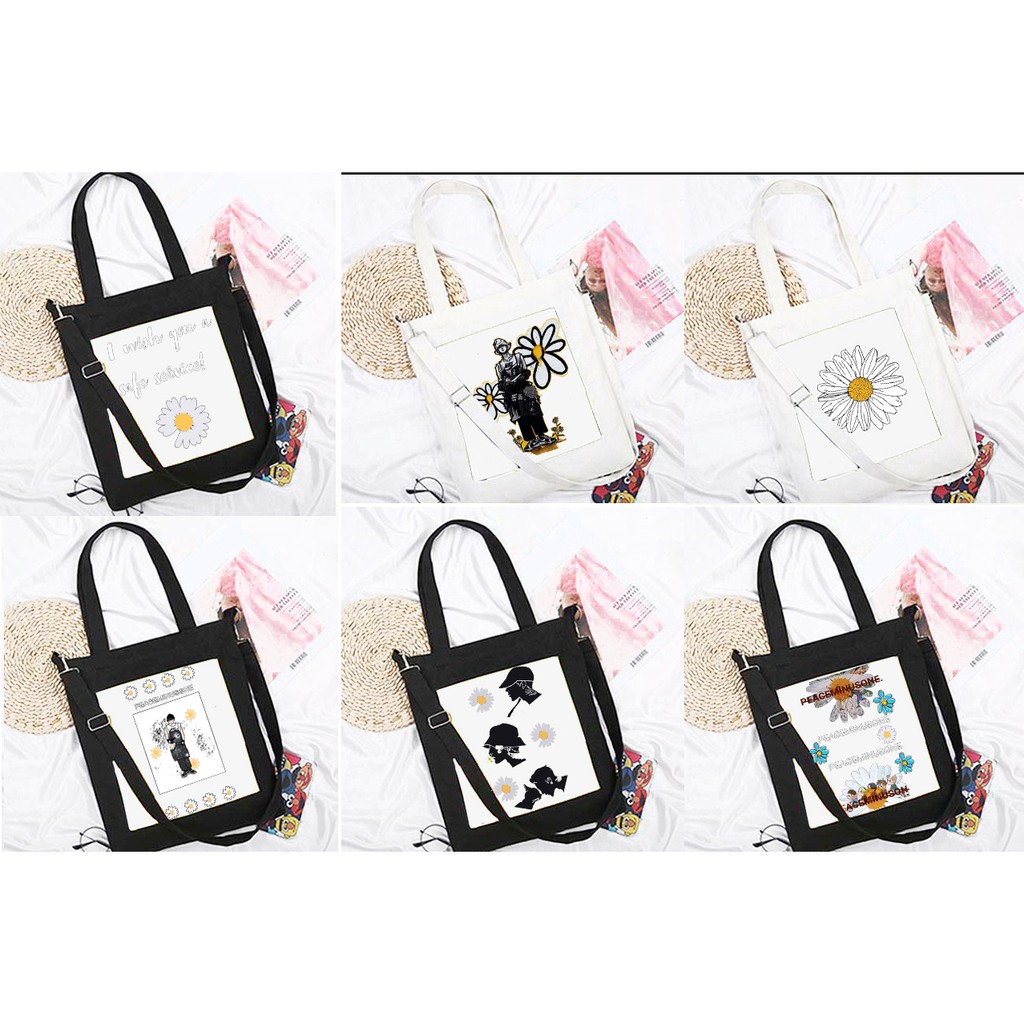 Túi đeo chéo Hoa cúc GD TĐC7 túi tote thần tượng thời trang hoạt hình cute