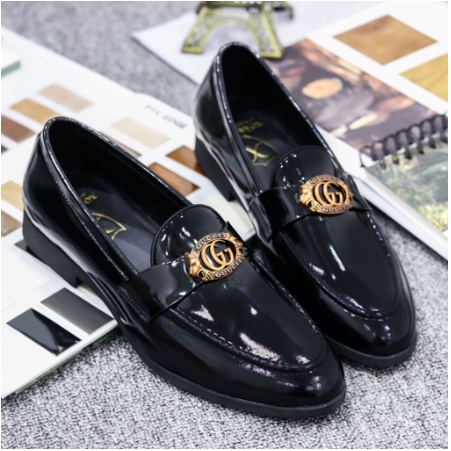 [ BigSale 50% ]Giầy Nam Da Bóng Đính Mác G.C Đẹp,Cức Bắt Mắt.