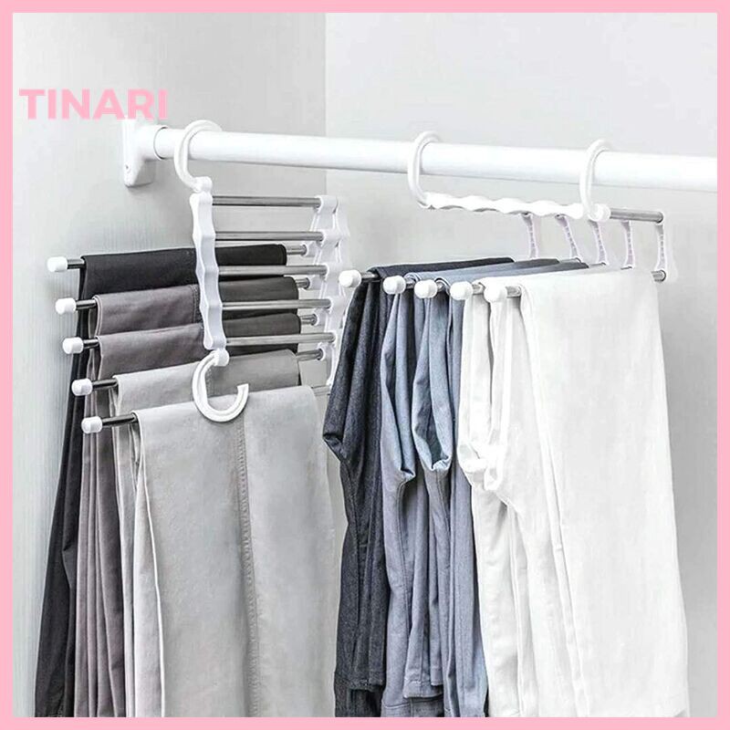 [Đồ Gia Dụng] Móc Treo Quần Áo Bằng Inox Thông Minh