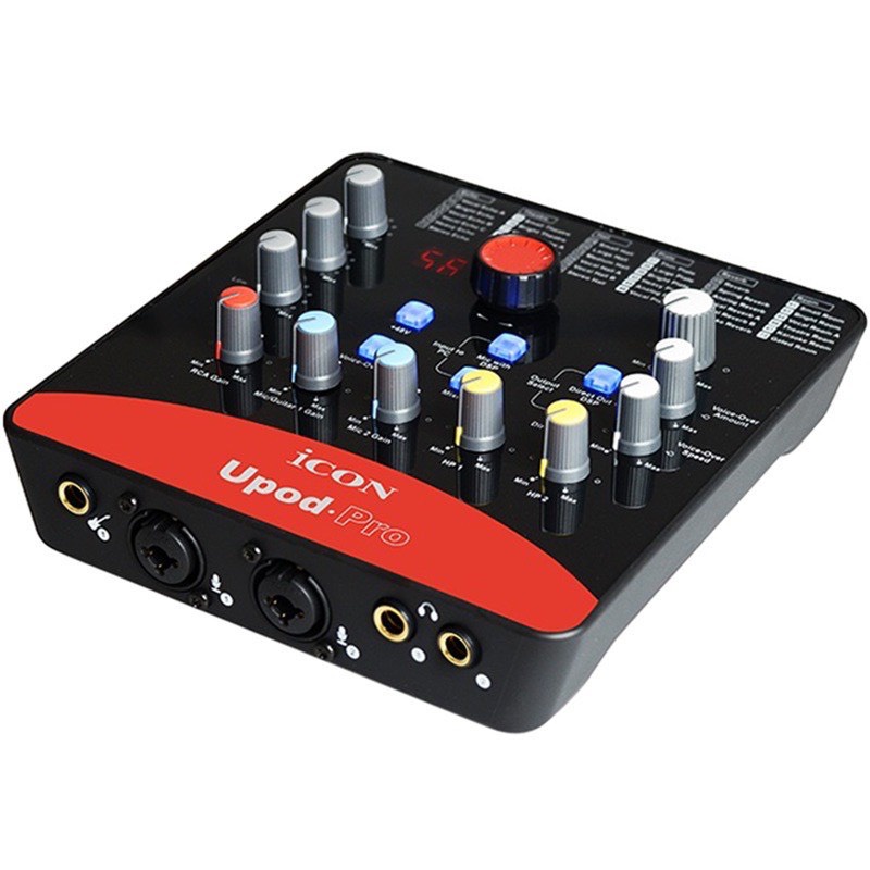 Sound Card Icon Upod Pro Livestream Facebook, tiktok, Bigo Cực Đỉnh Kèm Dây Kết Nối Bảo Hành 12 Tháng