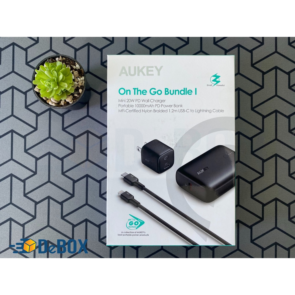 COMBO BỘ PIN SẠC DU LỊCH AUKEY ON THE GO BUNDLE TK-2