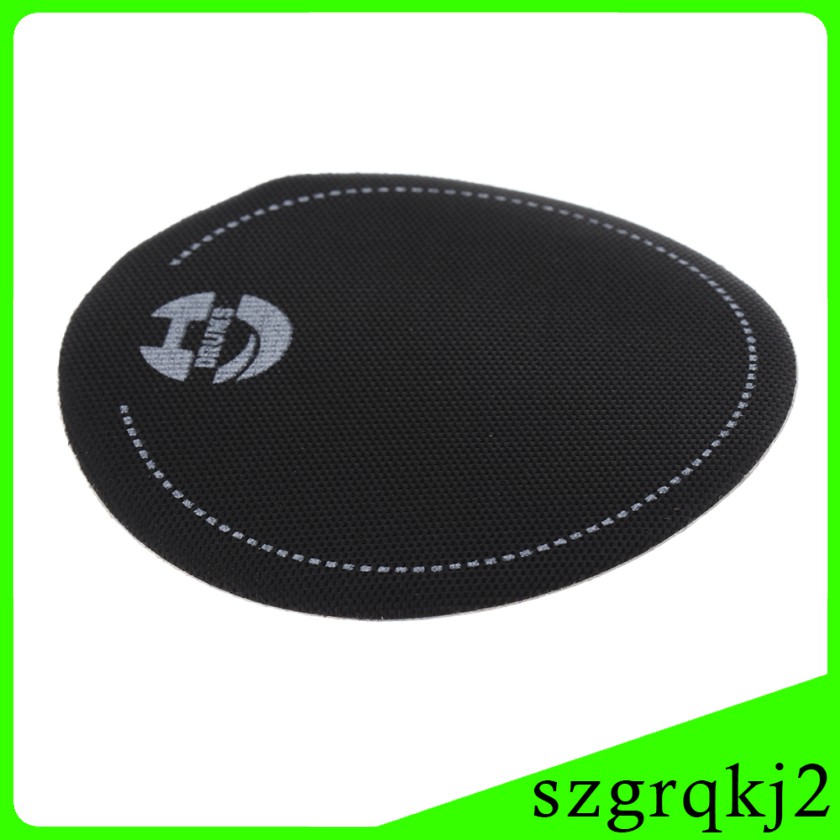 Set 2 Miếng Vá Bàn Đạp Đơn Màu Đen Thay Thế Cho Trống Bass Kick Drum