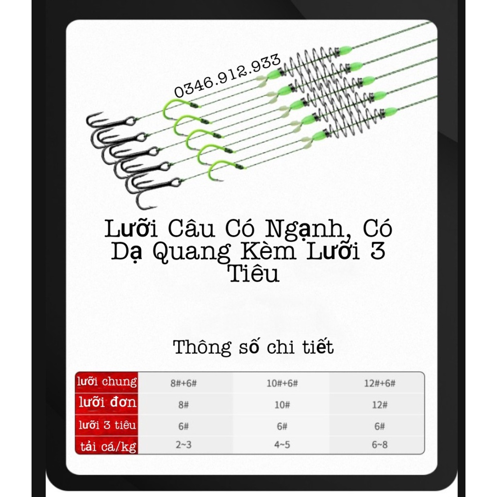 Bộ 10 Thẻo Dù Câu Cá Kèm Lò Xo Và Lưỡi 3 Tiêu Buộc Sẵn Câu Đài  Cao Cấp Lưỡi Câu Cas Đại Lý Đồ Câu Cá_ PK1