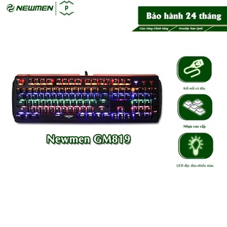 Bàn phím cơ có dây Gaming Newmen GM819 - Hàng chính hãng