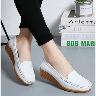 [Xả Kho] Giày Lười Nữ Đế Độn Da Mềm Cao Cấp - Giày mọi nữ siêu êm - (Sp50)