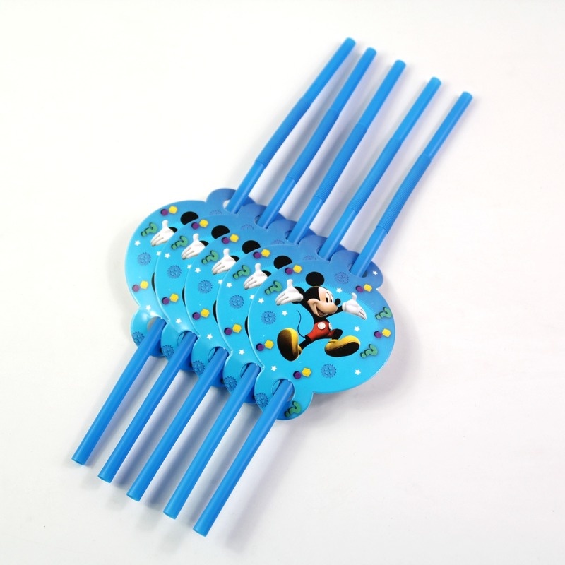 DISNEY Đĩa Đựng Thức Ăn Dùng Một Lần Họa Tiết Chuột Mickey Hoạt Hình Cho Bé