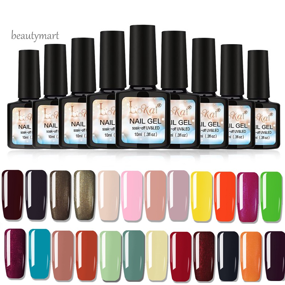 [Hàng mới về] Sơn móng gel 10ml nghệ thuật nhanh khô sáng bóng