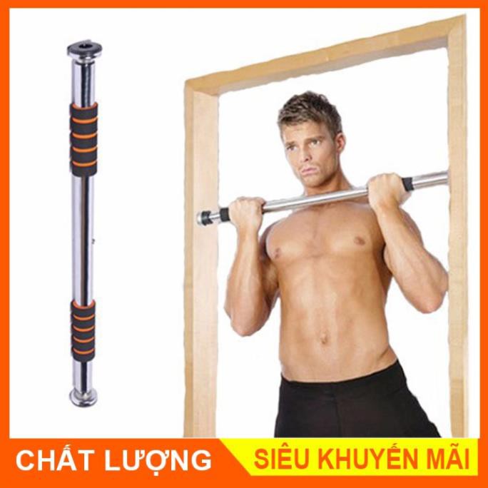 Xà đơn gắn tường, xà đơn gắn cửa thông minh loại 80cm - 130cm (hàng tốt)