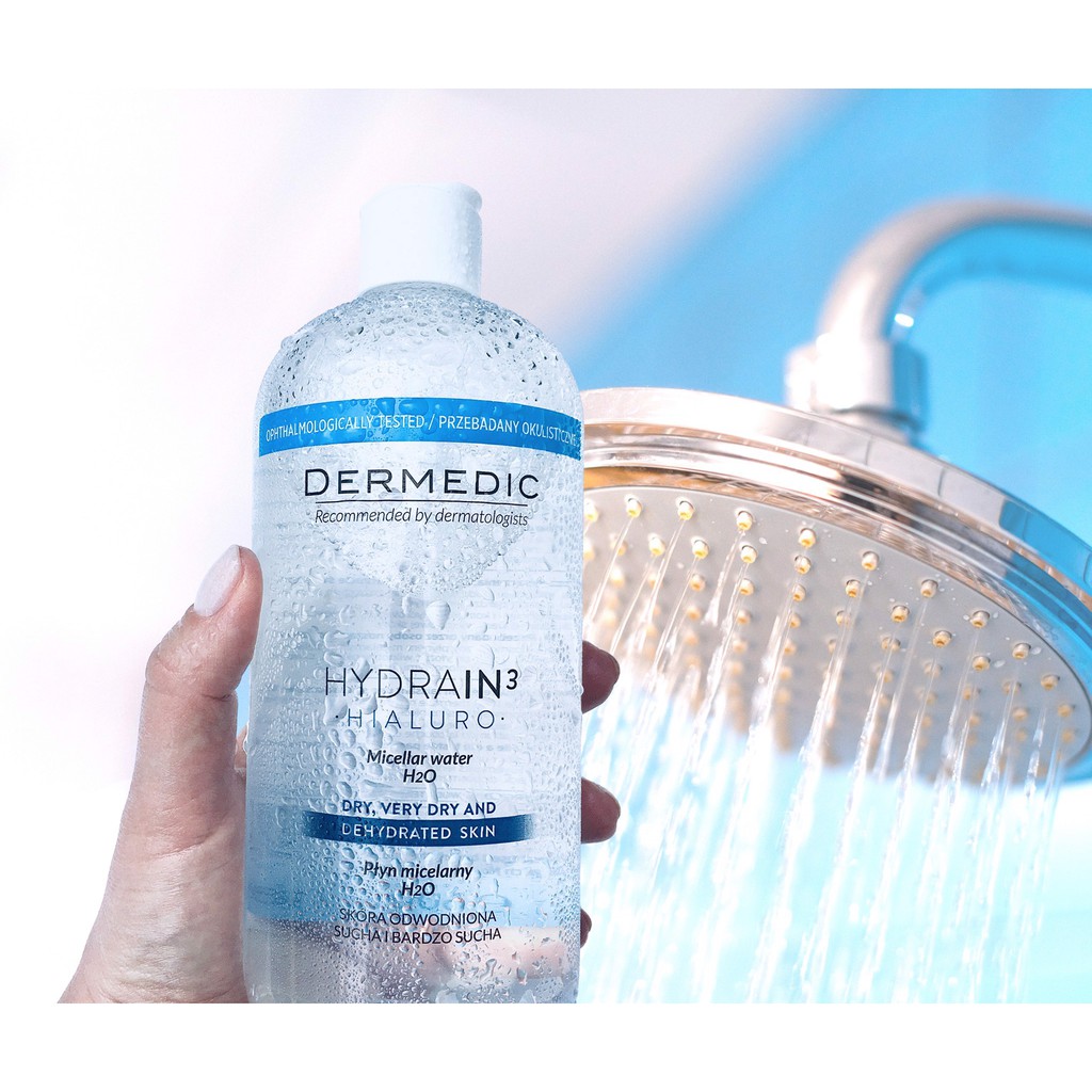 Nước Tẩy Trang Dermedic Hydrain3 Hialuro Micellar Water H2O