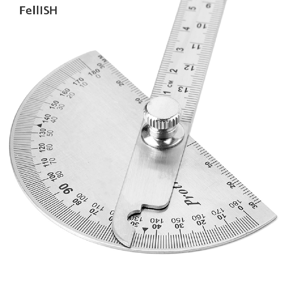 Thước Đo Góc 15cm Xoay 180 Độ Bằng Thép Không Gỉ 439br