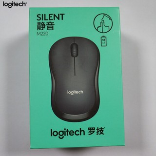 Chuột Không Dây Silent  M220 - Chuột Không Tiếng Ồn - màu đen