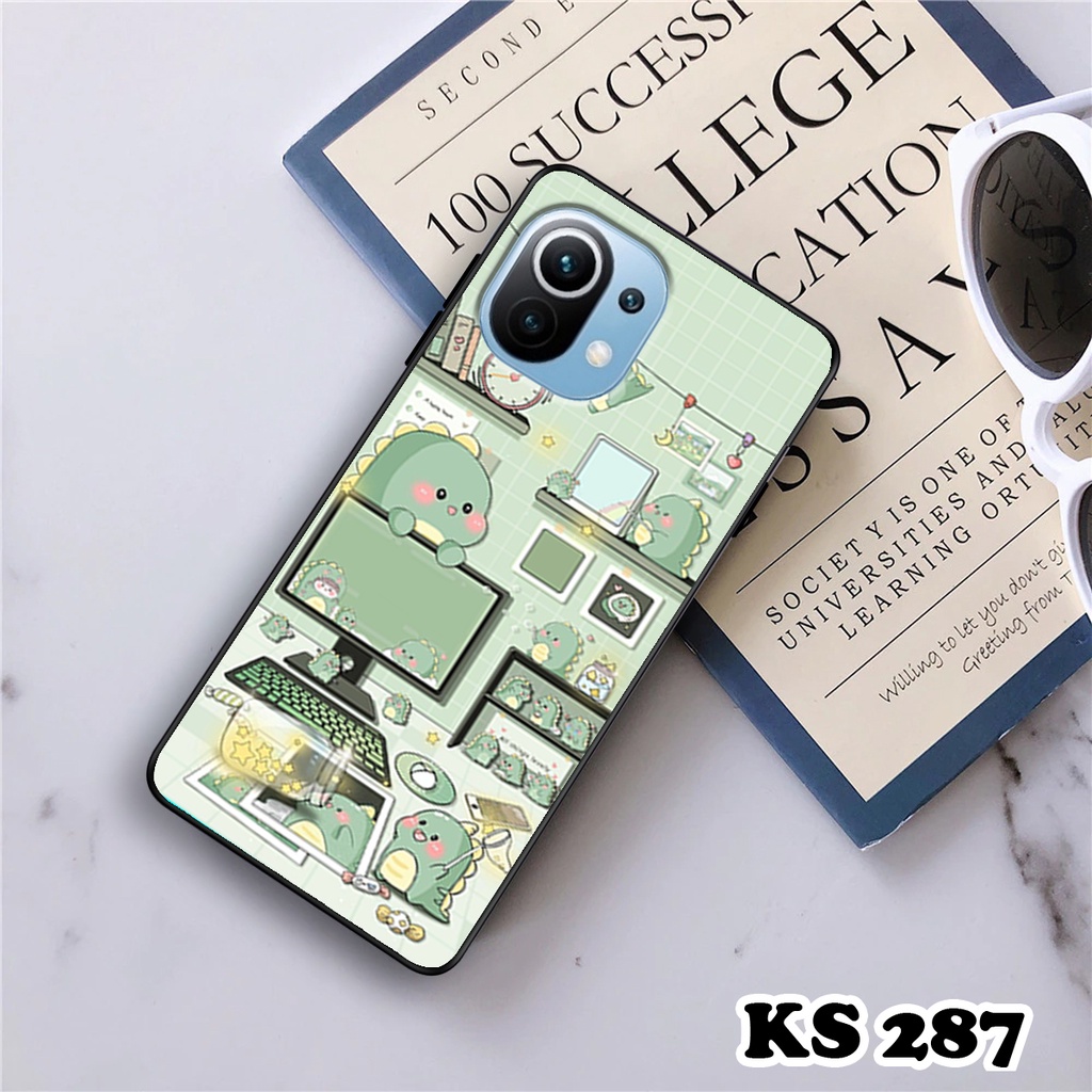 Ốp lưng Xiaomi Mi 11 Lite - Mi 11 Lite 5G - Mi 11 Lite 5G NE - Ốp in hình khủng long,dinosaur dễ thương