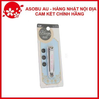 Bấm móng tay inox mẫu hoa văn KAI Nhật Bản