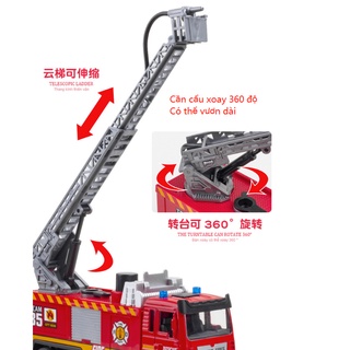 Xe ô tô cứu hỏa cho bé cực bên và an toàn