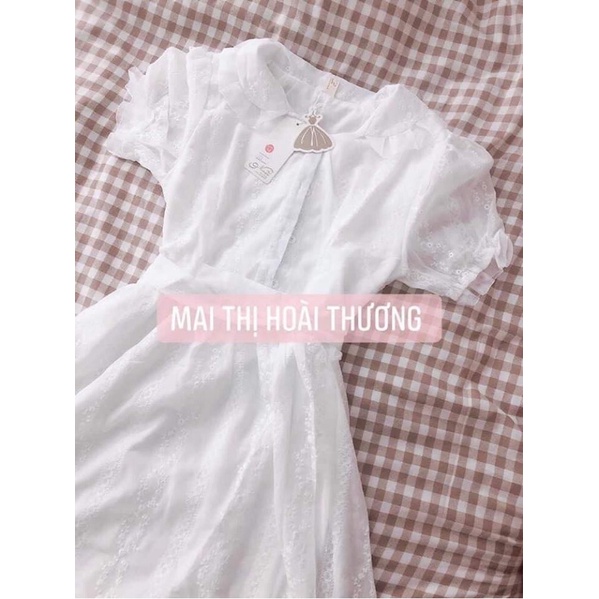 pass váy trắng order taobao mua hơn 350k chưa tính ship mặc một lần chụp ảnh mới 9.5%