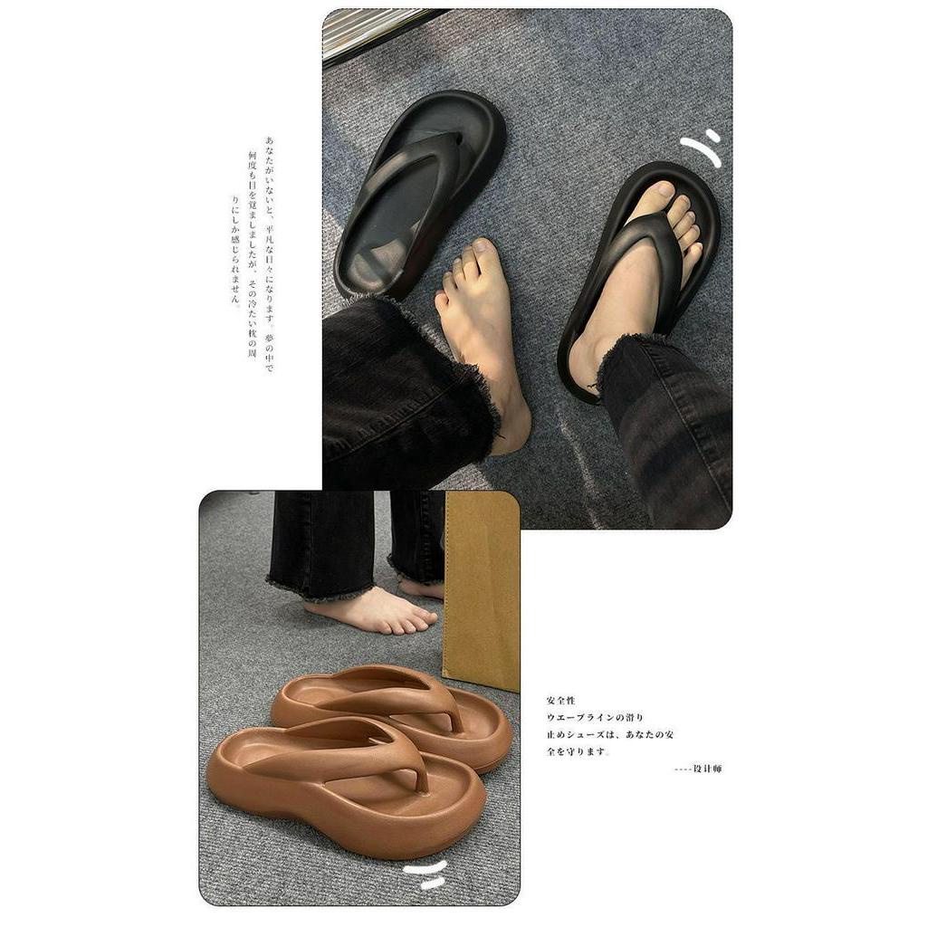 ISAHINI dép nữ dép bánh mì dép nữ dép đi trong nhà đế mềm chống trượt 19Z23050701