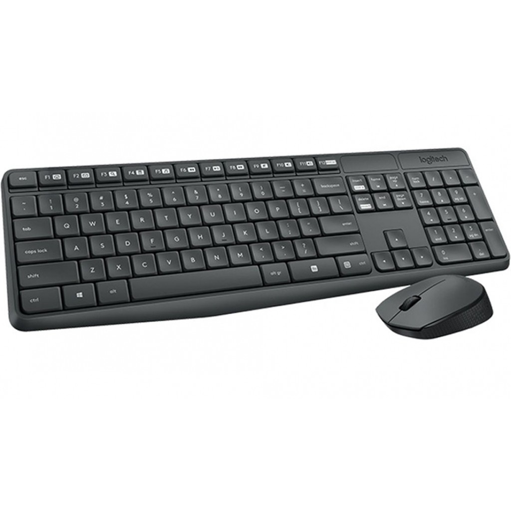 Bộ bàn phím chuột không dây Logitech MK235 Hàng chính hãng