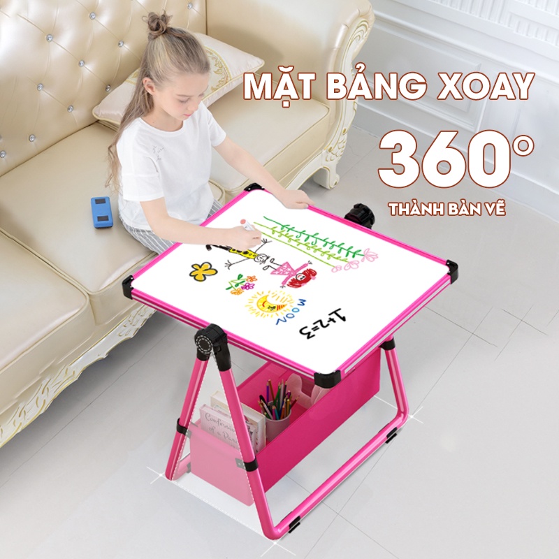 Bảng vẽ từ tính trẻ em graffiti xoá dễ dàng không bám bụi