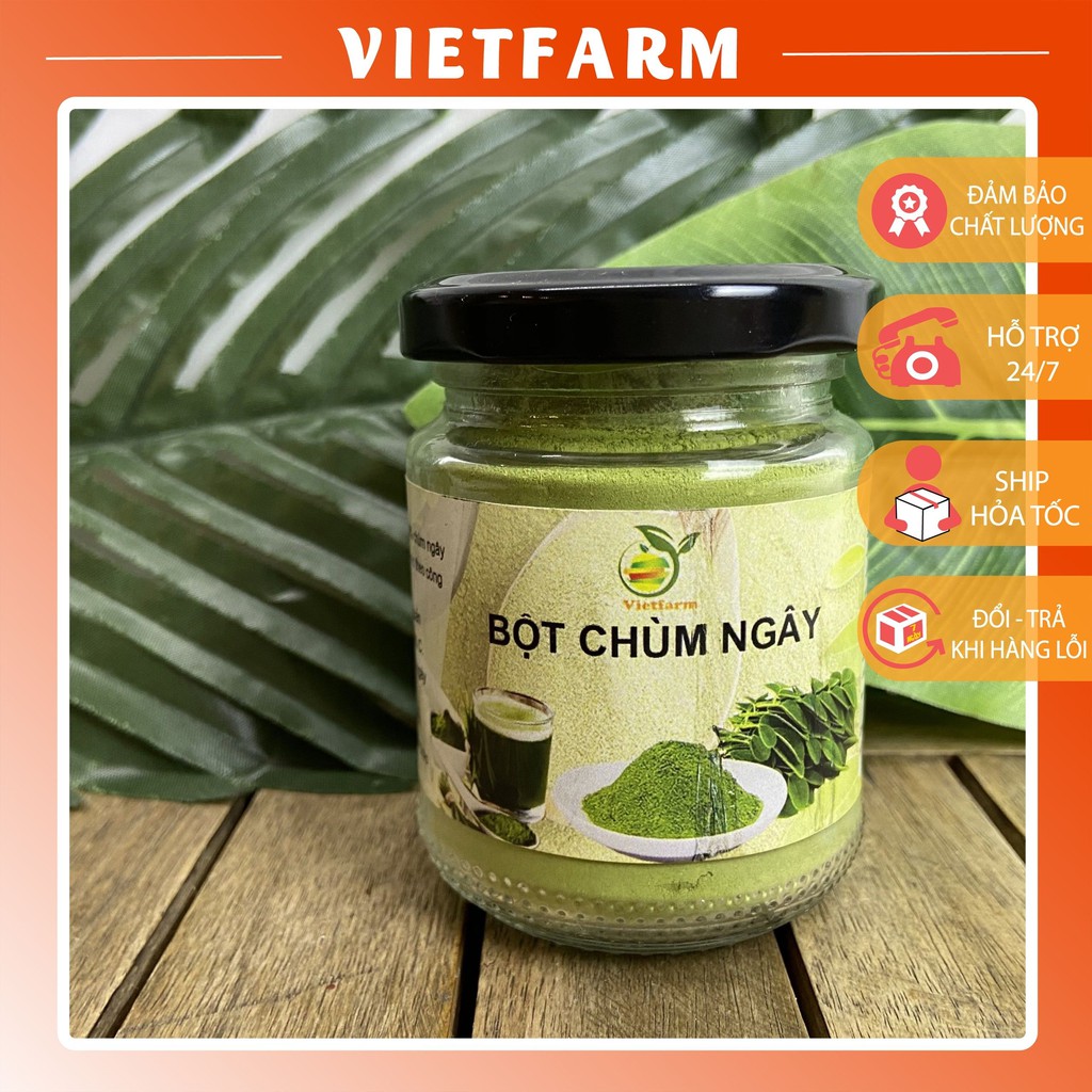 Bột lá chùm ngây - Cải Thiện Tình Trạng Mất Ngủ, Giảm Stress - Vietfarm