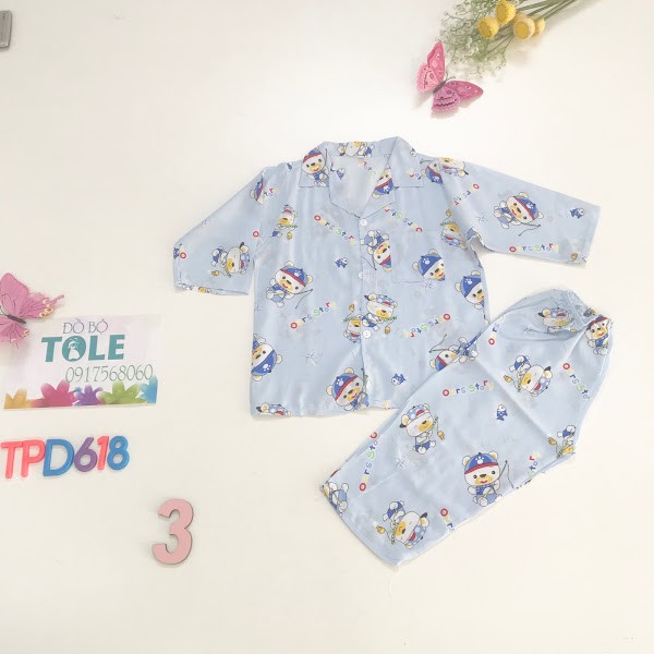 Đồ tole pijama tay dài bé trai (7-9kg)